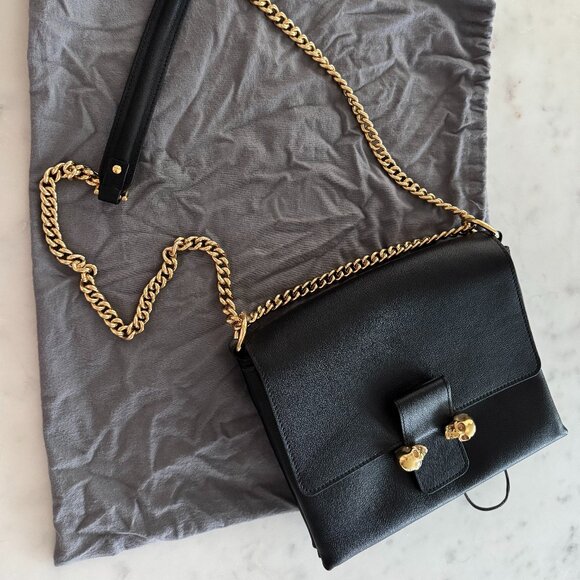 Black Leather Alexander McQueen Bag - Picture 3 of 6